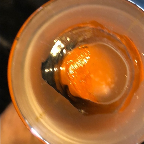 Vintage perfume glass bottle with stopper - Picture 3 of 4